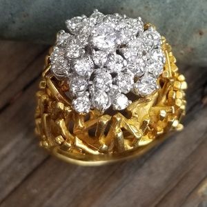 Diamond and Gold Ring